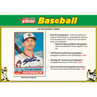 2025 Topps Heritage Baseball Mega Box
