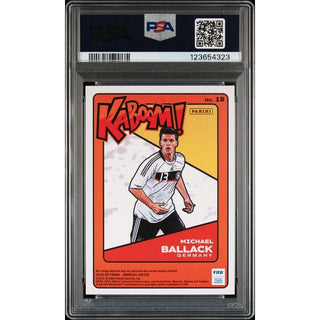 Michael Ballack 2024-25 Donruss FIFA KABOOM! #19 PSA 9