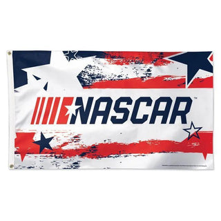 NASCAR Logo / Patriotic Flag – Deluxe 3' x 5'