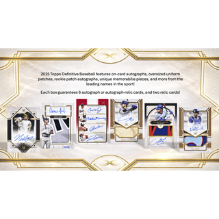 2025 Topps Definitive Collection Baseball Hobby Box