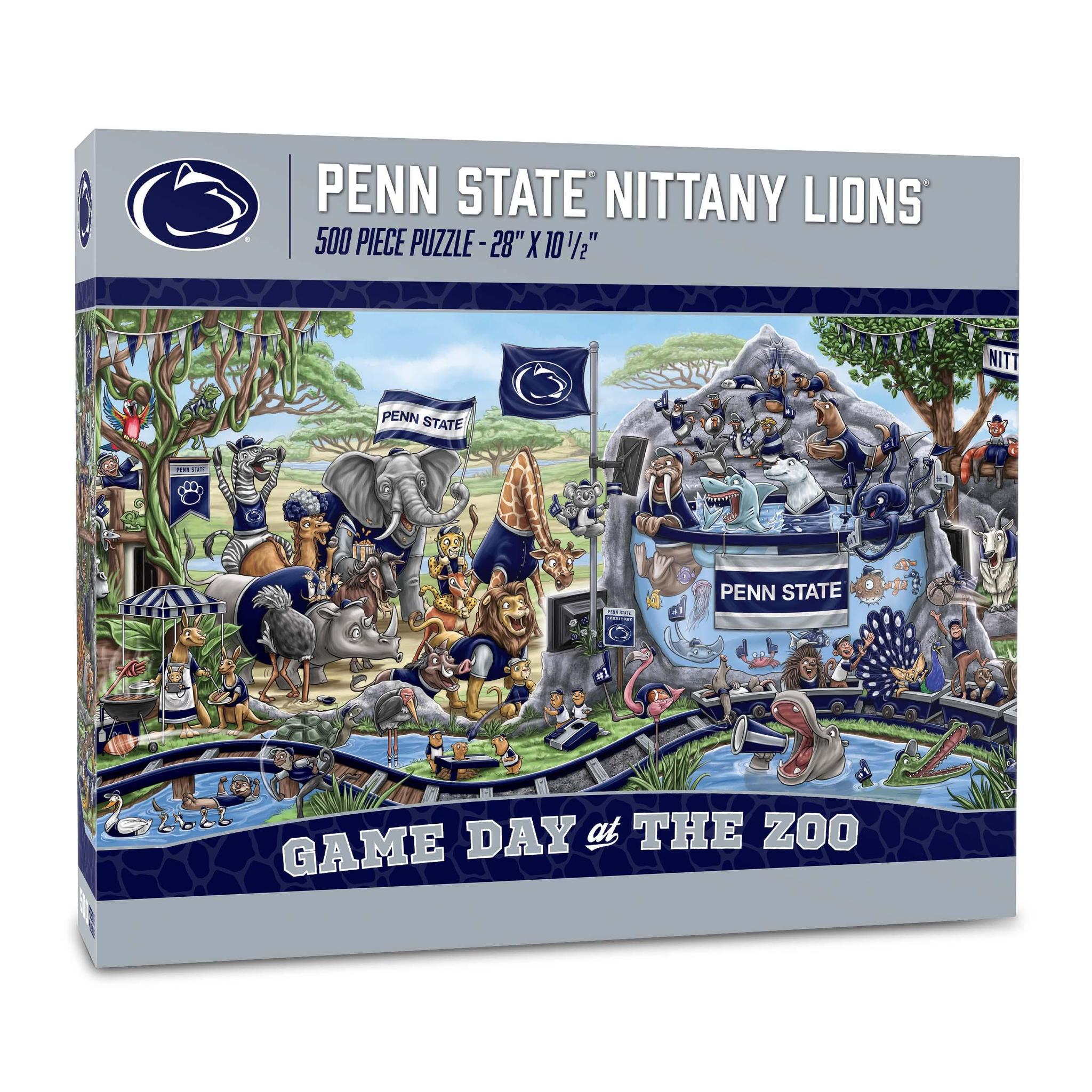 Penn State Nittany Lions Game Day at the Zoo 500 pc Puzzle