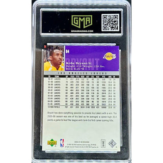 Kobe Bryant 2006 Upper Deck #84 GMA 9