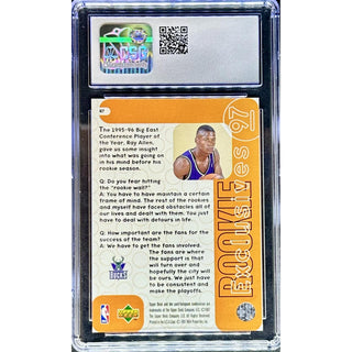Ray Allen 1996-97 Upper Deck Rookie Exclusives #R7 CSG 10