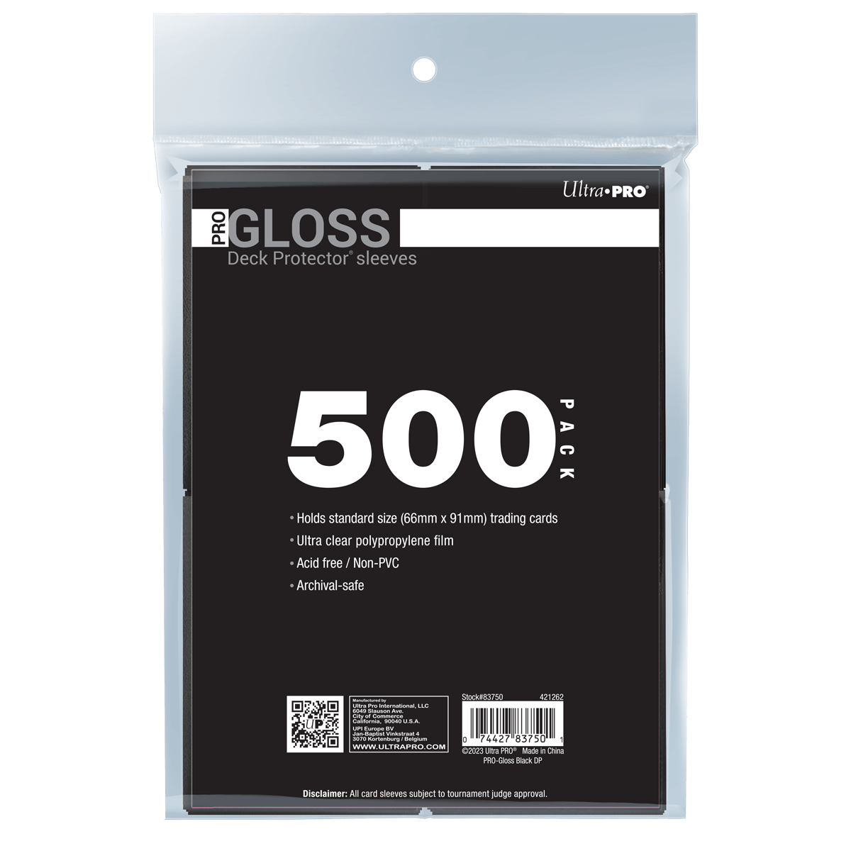 PRO-Gloss Standard Deck Protector Sleeves Bundle 500ct