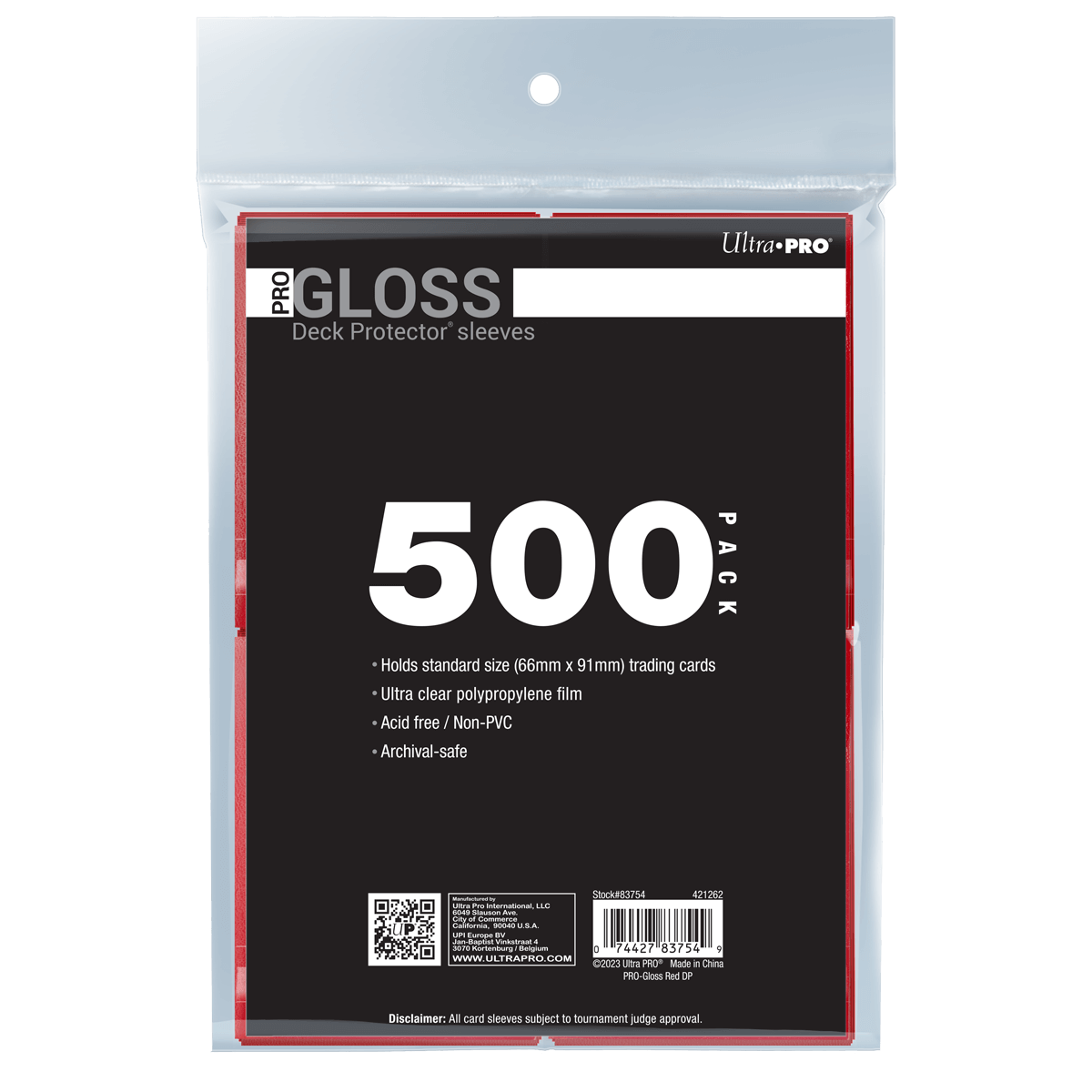 PRO-Gloss Standard Deck Protector Sleeves Bundle 500ct