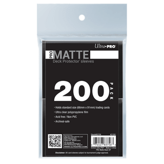 PRO-Matte Standard Deck Protector Sleeves Bundle 200ct