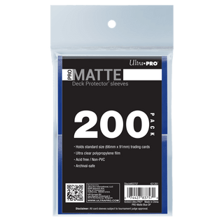 PRO-Matte Standard Deck Protector Sleeves Bundle 200ct