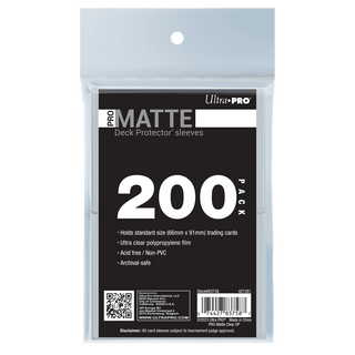 PRO-Matte Standard Deck Protector Sleeves Bundle 200ct