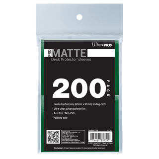 PRO-Matte Standard Deck Protector Sleeves Bundle 200ct