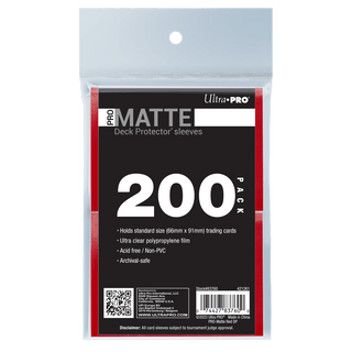 PRO-Matte Standard Deck Protector Sleeves Bundle 200ct