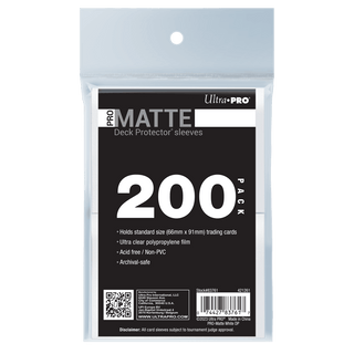 PRO-Matte Standard Deck Protector Sleeves Bundle 200ct