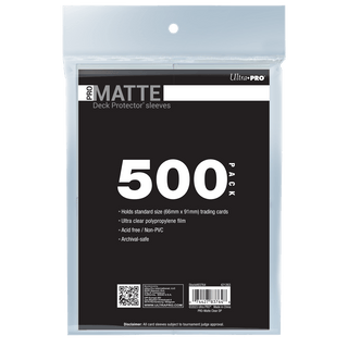 PRO-Matte Standard Deck Protector Sleeves Bundle 500ct