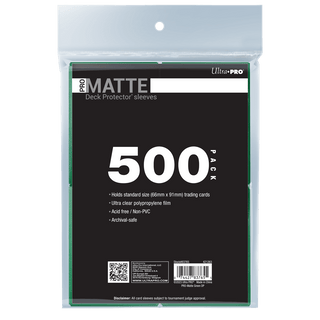 PRO-Matte Standard Deck Protector Sleeves Bundle 500ct