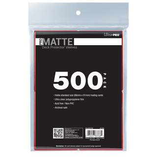 PRO-Matte Standard Deck Protector Sleeves Bundle 500ct