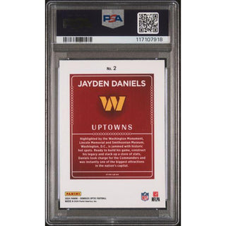 2024 Donruss Optic Jayden Daniels Uptowns #2 PSA 10
