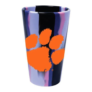 Clemson Tigers 16 oz Silicone Pint Glass - Northern Lights Design