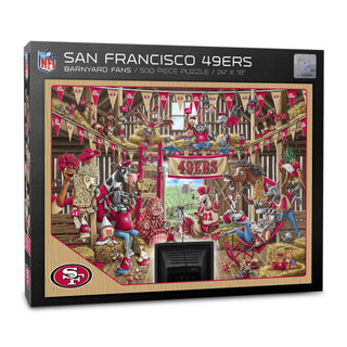 San Francisco 49ers Barnyard Fans 500 pc Puzzle