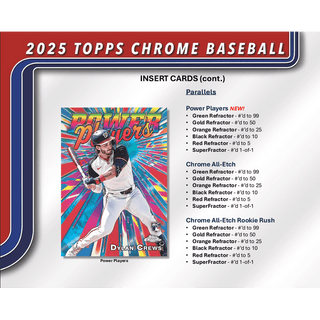 2025 Topps Chrome Baseball Mega Box