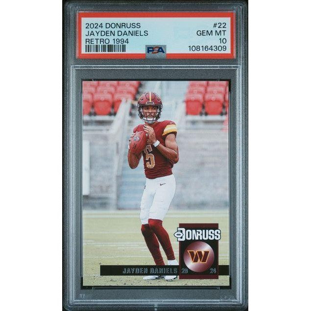 2024 Donruss Jayden Daniels Retro 1994 PSA 10