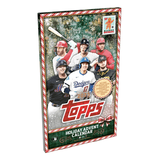 2025 Topps Holiday Baseball Advent Calendar Box