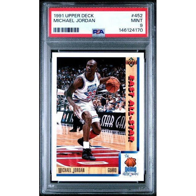 Michael Jordan 1991 Upper Deck #452 PSA 9