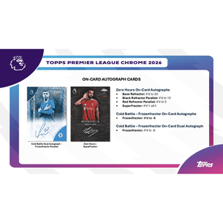 2026 Topps Chrome Premier League EPL Soccer Hobby Pack