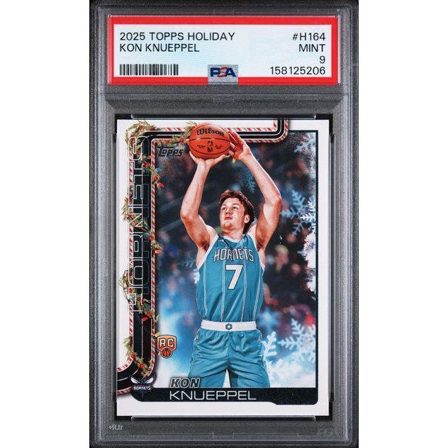 2025 Topps Holiday #H164 Kon Knueppel PSA 9