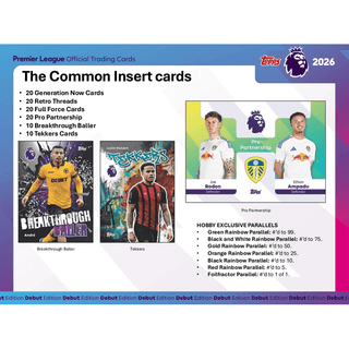2026 Topps Premier League Soccer Hobby Box