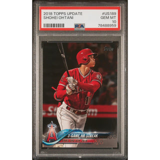 Shohei Ohtani 2018 Topps Update #US189 – PSA 10
