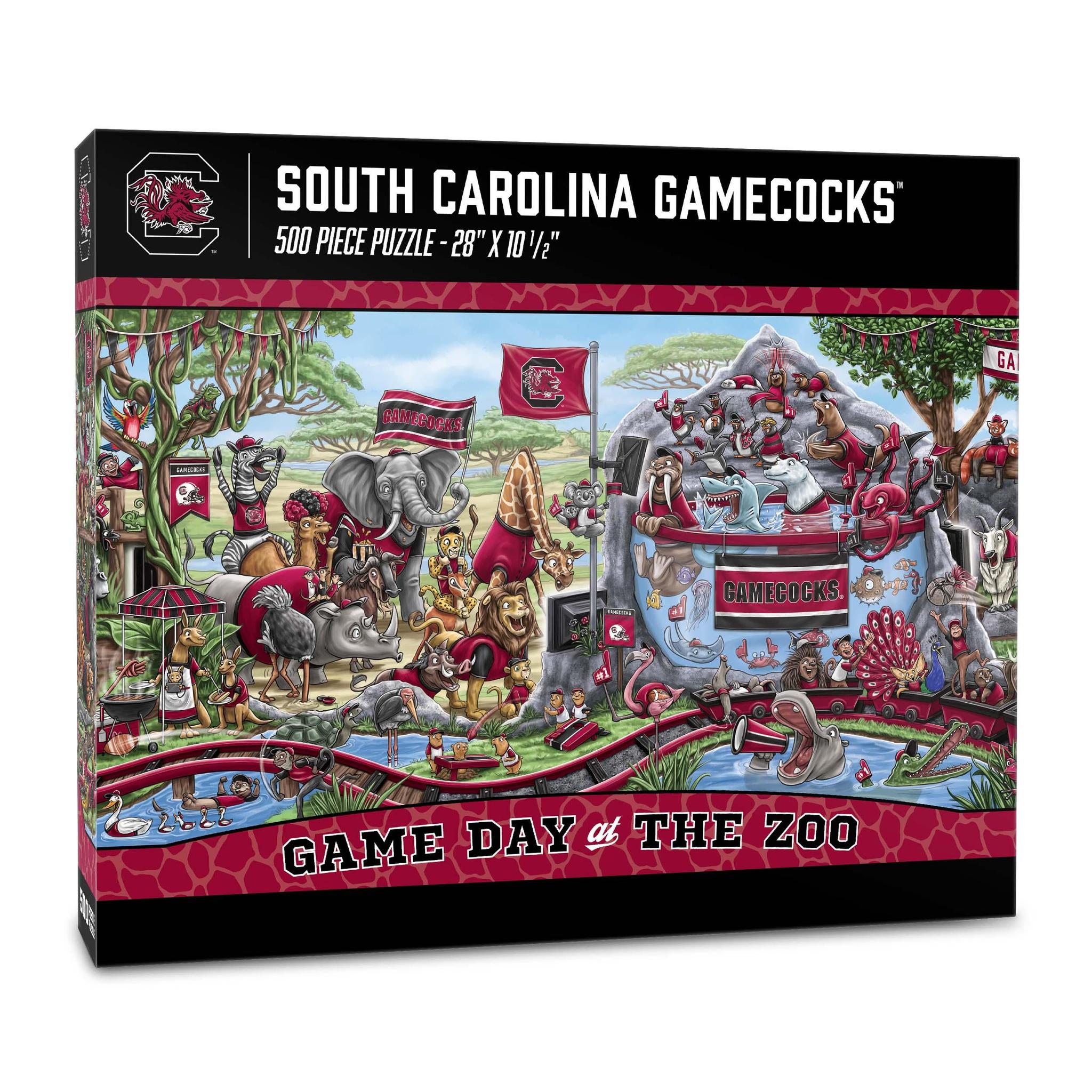 South Carolina Gamecocks Game Day at the Zoo 500 pc Puzzle