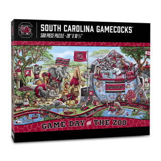 South Carolina Gamecocks Game Day at the Zoo 500 pc Puzzle
