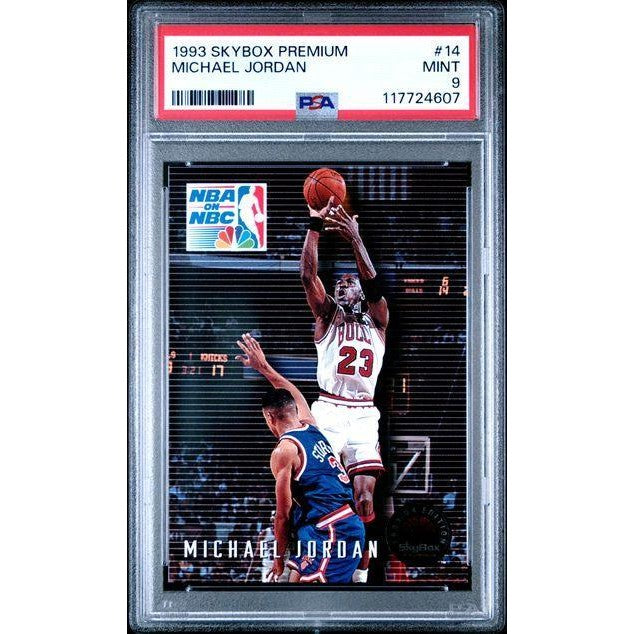Michael Jordan 1993 SkyBox Premium #14 PSA 9