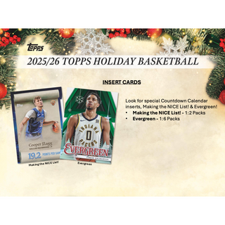 2025/26 Topps Holiday Basketball Countdown Calendar