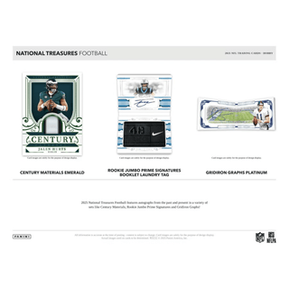 2025 Panini National Treasures Football Hobby Box