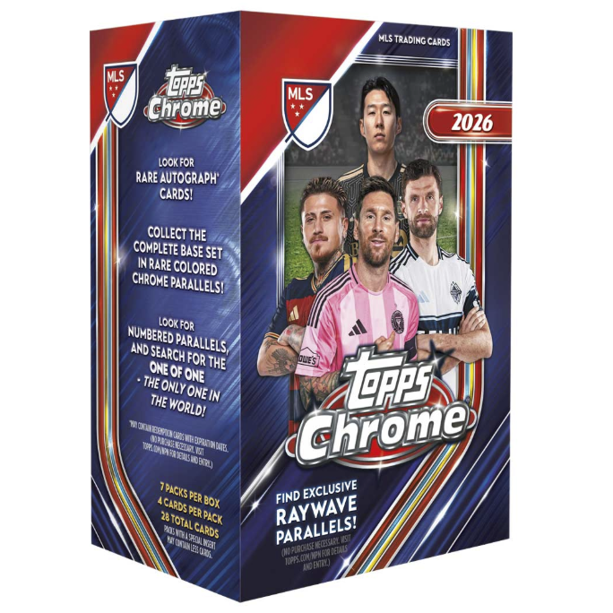 2026 Topps MLS Chrome Soccer Blaster Box