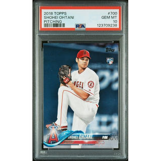 Shohei Ohtani 2018 Topps Pitching #700 PSA 10