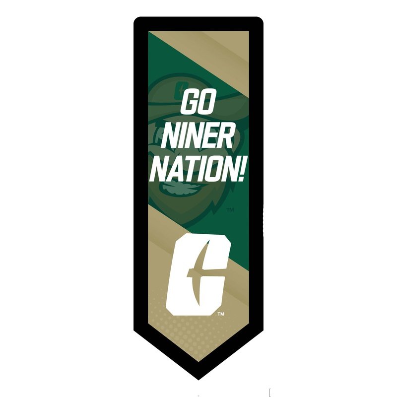 LED Wall Decor: UNC Charlotte 49ers - Pennant