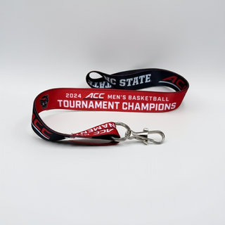 Lanyard: NC State 2024 ACC Mens Basketball Champs - 1"