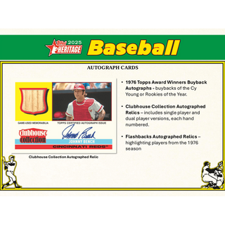 2025 Topps Heritage Baseball Mega Box