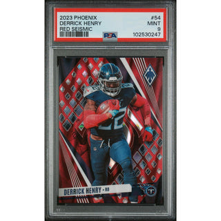 Derrick Henry 2023 Phoenix Red Seismic #54 – PSA 9