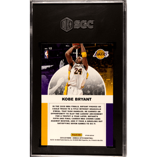 Kobe Bryant 2019-20 Donruss Optic Winner Stays Holo Prizm #12 SGC 9.5