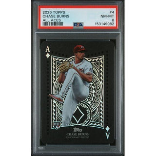 Chase Burns 2026 Topps All Aces #4 PSA 8