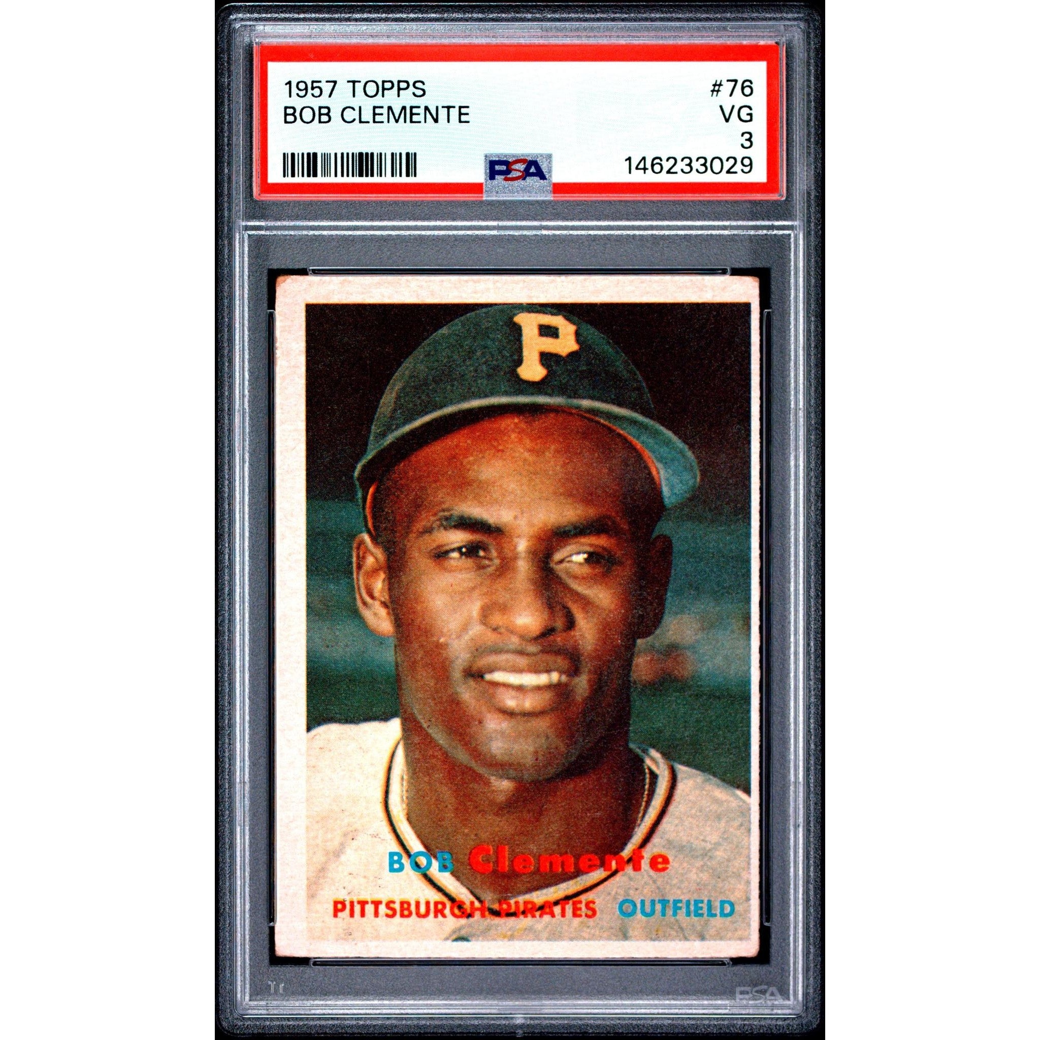 Bob Clemente 1957 Topps #76 PSA 3