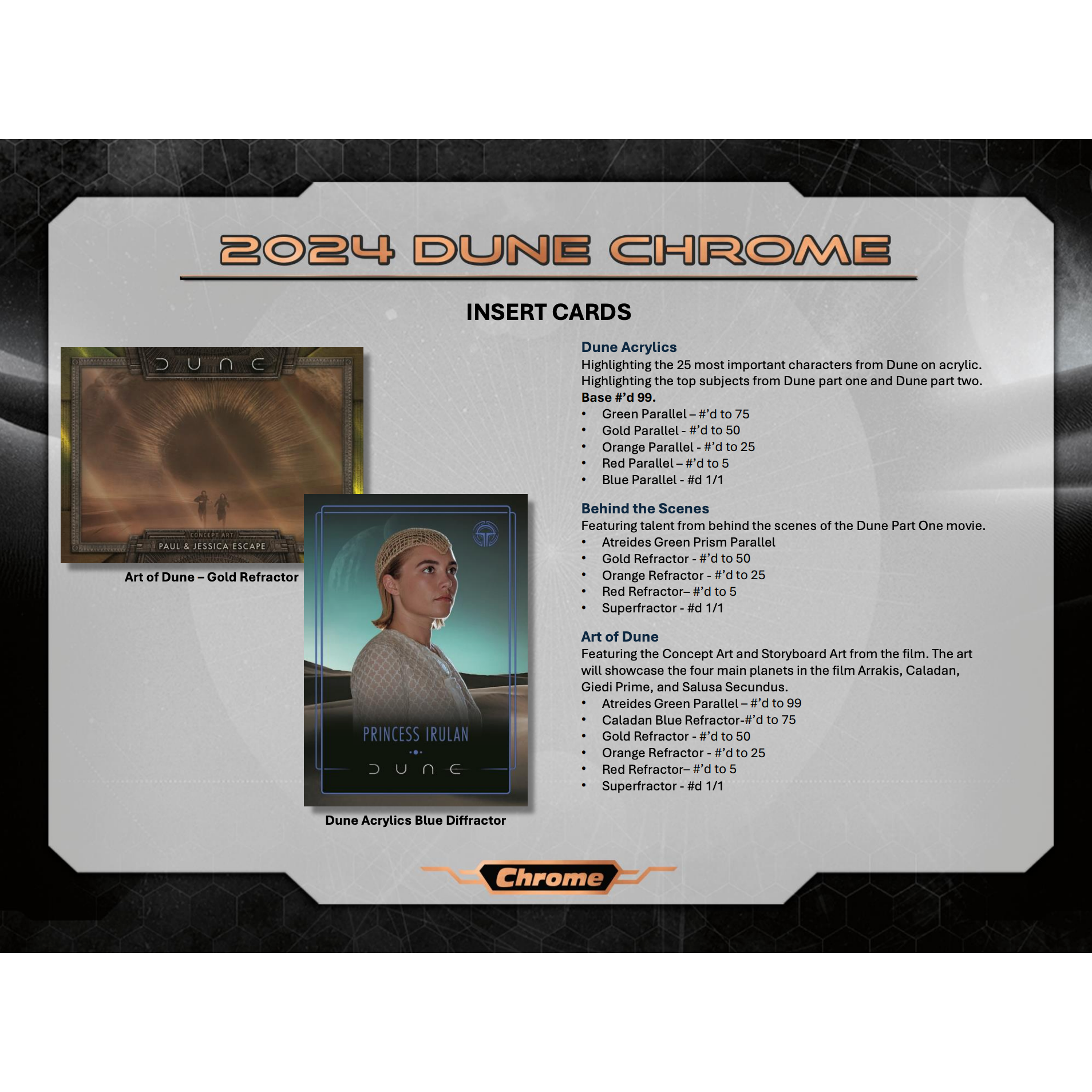 2024 Topps Dune Chrome Blaster Box