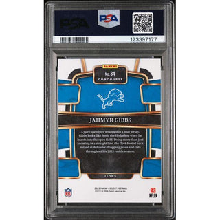 Jahmyr Gibbs 2023 Select #34 PSA 10