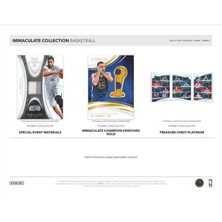 2024-25 Panini Immaculate Basketball Hobby Box