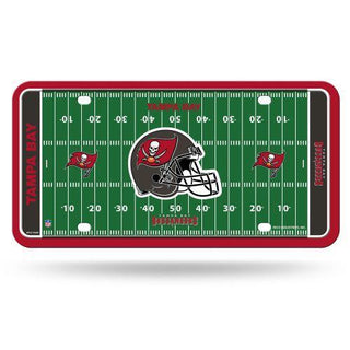 Tampa Bay Buccaneers Field License Plate – Metal with Vinyl Finish