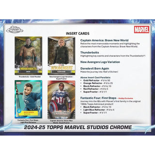 2025 Topps Marvel Studios Chrome Hobby Box