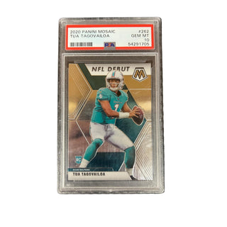 Tua Tagovailoa 2020 Panini Mosaic #262 PSA 10