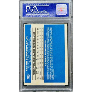 Cal Ripken Jr. 1982 Donruss #405 PSA 9